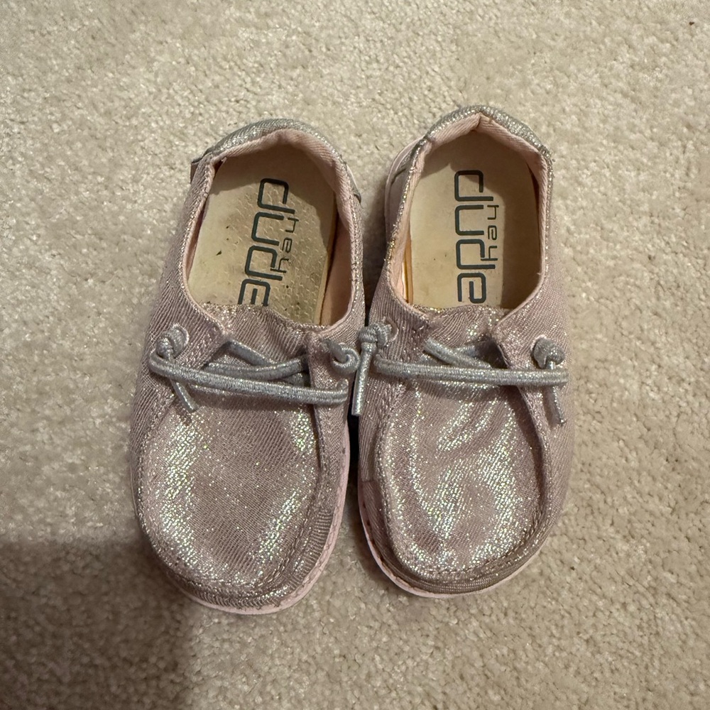 Hey Dude Kids' Pink Loafers